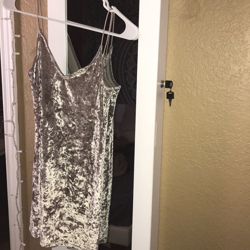 Pacsun mini velvet dress